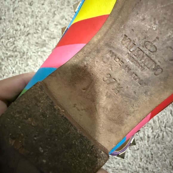 Valentino Women's rainbow Flats - Picture 3 of 9